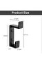 Bathroom coat rack, 4-piece hook and nail set, household bathroom hooks, suitable for bathrooms. - 2