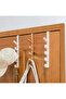 Coat hooks, sturdy and durable, with strong load-bearing capacity, space-saving, stable and long-lasting. - 2