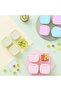 Suitable for Mini Food Storage Containers Sauce Bowl Lid 4 Pieces Dressing Cups Salad 5x5x4cm - 3