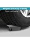 Adjustable furniture risers, set of 4, sturdy aluminum construction with felt protection - 5