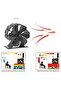 6-blade silent mini stove fan – rapid heat circulation – supports wood-burning stoves – automatic operation - 5