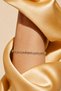 Éclat Collection Lueur Gold Zircon Stone Adjustable Steel Women's Bracelet