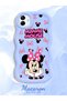Samsung Galaxy A04 Compatible Wavy Frame Mouse Cartoon Patterned Quality Silicone Phone Case