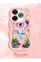 Infinix Smart 8 Plus Compatible Colored Psychedelic Eye Mushroom Drawing Flat Print Case