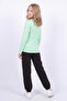 Girl's 2-Piece Printed Long Sleeve Single Jersey Tracksuit Set - 4