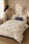 Milbay Group Multi-Colored Striped Duvet Cover Set Modern Minimalist Geometric Pattern Double Bed Quilt Cover - 4