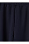 Navy Blue Wide Leg Girls' Soft Touch Sweatpants - 2