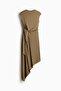 Asymmetric tie-detail dress - 5