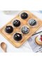 3 semi-circular chocolate molds, 24 compartments in total - 3