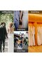 1 Piece Wedding Dress Bag 180cm Storage Bag 25cm Side Extension Zippered White Bag Designed for Women Dresses Prom Gowns Evening Gowns - 4