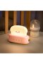 Toaster Night Light Lamp, Night Table Lamp for Children, LED Night Light with USB Rechargeable and Timer, Portable Bedroom Decor (Pink) - 4