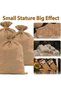 Three-piece planting bag set. Potato planting bags. Jute canvas material. 215g/m². Size: 60 x 90cm. Weight capacity: 50kg. - 2