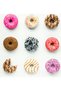2-piece BPA-free silicone donut baking molds in green and pink, heat-resistant non-stick pans - 6