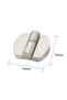 2-Pack Stainless Steel Public Restroom Toilet Partition Hinges for Hotel & Mall Bathroom Doors (Silver, Left-Hand) - 3