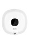 Wall-mounted, automatic plastic soap dispenser with motorized sensor and bathroom/kitchen time display (white) - 3