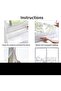 2 Packs Window Insect Screens (150x200 cm) - Self-Adhesive Adjustable Removable Fly Mesh Screen (White) - 5