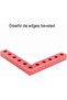 Single-Handle 90-Degree Right-Angle Clamps, Aluminum Alloy Vise with Adjustable Swivel Jaw Woodworking Welding Corners Framework Tools - 5