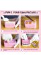 3-Piece Pink, Blue & Clear Non-Stick Rice Ball & Sushi Mold Set with Rice Spoon - 3