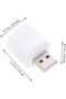 6 LED Night Light USB Portable Warm Light Bulb - White - 2