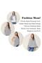 Nursing cover / breastfeeding cape, multi-purpose sunshade for baby car seats, shopping carts & strollers, 360° privacy protection. - 4
