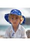 2-Pack UPF 50+ Baby/Toddler Wide-Brimmed Fisherman Sun Hats for Boys & Girls (Blue, Size S / 48-50cm) - 2