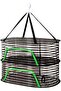 2-Tier Herb Drying Rack – 23.6 Inch Diameter, Hanging & Foldable, Fly-Anti-Zipper, Breathable Windproof Mesh for Fruit, Hydroponic Flowers & Clothing - 5