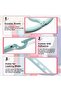 8-Piece Folding Clothes Hanger Set with Clips - Portable Plastic Travel Hangers - Space Saving - Travel Accessories - 3