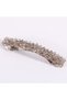 6 leaf-shaped hair clips, metal design, girls' hair clip accessories - 3