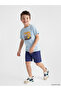 Two Mt Shop Quality Navy Blue 2 Thread Plain Standard & Regular Boys' Shorts