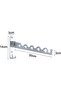 Stainless steel clothes drying rack, balcony clothes hook, foldable outdoor clothes drying rack, wall-mounted clothes drying rod - 4