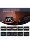 Smart LED Alarm Clock with Large Display, RGB Ambient Lighting and Emergency Power - 3