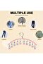2-piece set - hanger - sock clip - hanger - storage accessories - suitable for drying socks and underwear - pink - 41*24.5 cm - 3