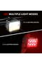 Bicycle light set (front and rear), USB charging, 8+12 modes, waterproof, night riding/cycling light - 4