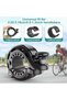 New bicycle bell, with crisp and loud 110dB sound, made of ultra-lightweight chrome-plated nickel alloy, rust-proof and durable - 3