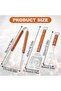 8-in-1 multi-functional barbecue tool set, 3-piece stainless steel outdoor barbecue spatula set, suitable for men's barbecues. - 2