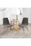 style dining chair covers - elastic chair covers - washable armless chair covers - For dining rooms & Living rooms (sand color - 2-Pack) - 2