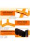 Motorcycle tie-down straps, trailer tie-down straps, high-strength polyester material, ultra-durable, orange. - 2