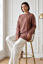 Knitwear Tunic R7183 Dusty Rose - 2