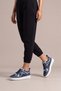 Women's Sneaker High Sole Sports Shoes Aryan Navy Blue - 7