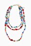 Three-strand beaded necklace - 2