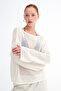 Boat Neck Openwork Knitwear T2953 - 4