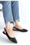 Lowwi Black Patent Leather Ballerina Shoes - 3