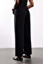 Black Tensel Jeans with Elastic Waist - 5