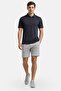 Men Classic Fit Short Sleeve Outdoor Polo Shirt, Dark Grey - 3