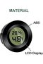 Black Mini Digital Indoor Thermometer & Hygrometer Set, LCD Temperature & Humidity Gauge for Nursery & Pets - 3