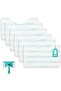 6-Piece Bathroom Cleaning Cloth Set Microfiber Suitable Leifheit Scrubber Tile Squeegee Replacement Accessories Mop Cover