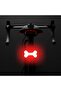Rechargeable LED bicycle taillight, suitable for night riding, retro taillight, bright heart-shaped bicycle warning light, 5 modes, bone light.