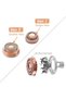 Four replacement heads for the Touch Flawless electric shaver, suitable for removing facial hair from the lips, chin, cheeks, and sideburns. - 4