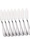 Cheese Spreader Stainless Steel Butter Knife Bread Jam Spreader Cream Seasoning Knife Dishwasher Safe Multi-Purpose 7.8 Inch 8-Piece