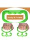 2-Piece Green Shopping Bag Holder Set, Easy-Grip Carry Handle 11.5x11x1.5cm for Tote Bucket Bags - 4